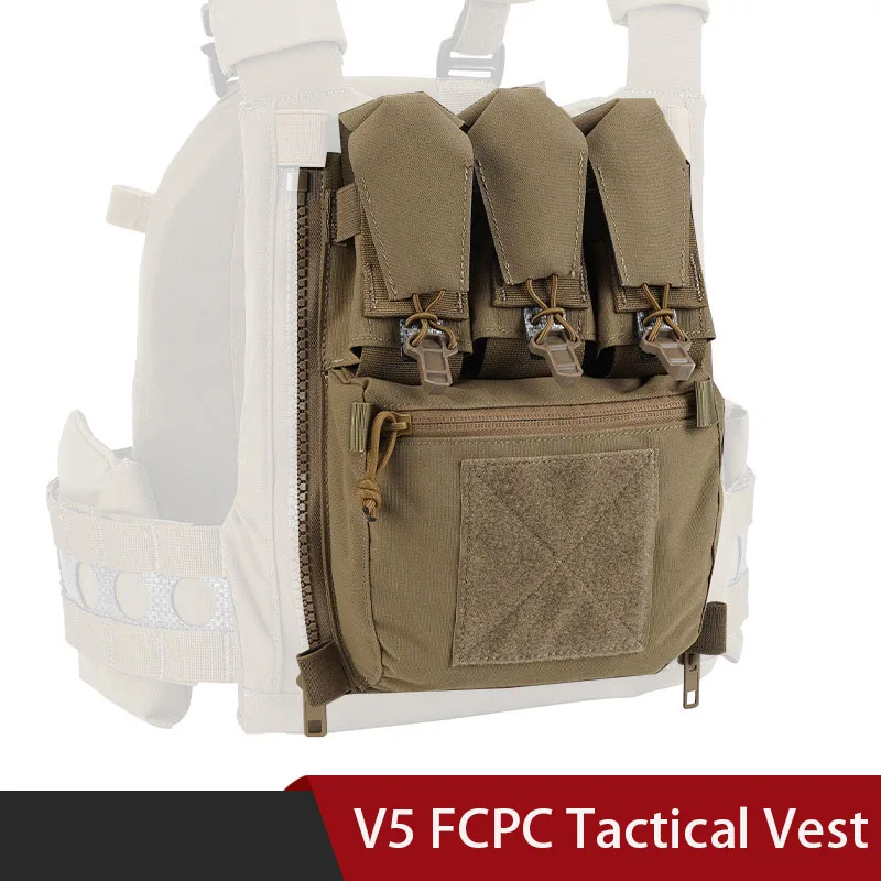 FCPC V5 Plate Carrier Accessories Bag GP Pouch Tactical Vest Backpack Triple Mag Pouch Rear Pack Tactical Vest Ghost Action