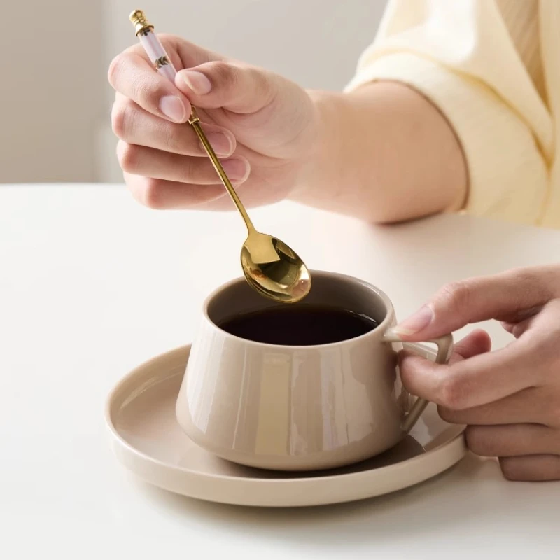 

English Style Premium Coffee Spoon Delicate Mixing Spoon Afternoon Tea Cake Dessert Honey Spoon