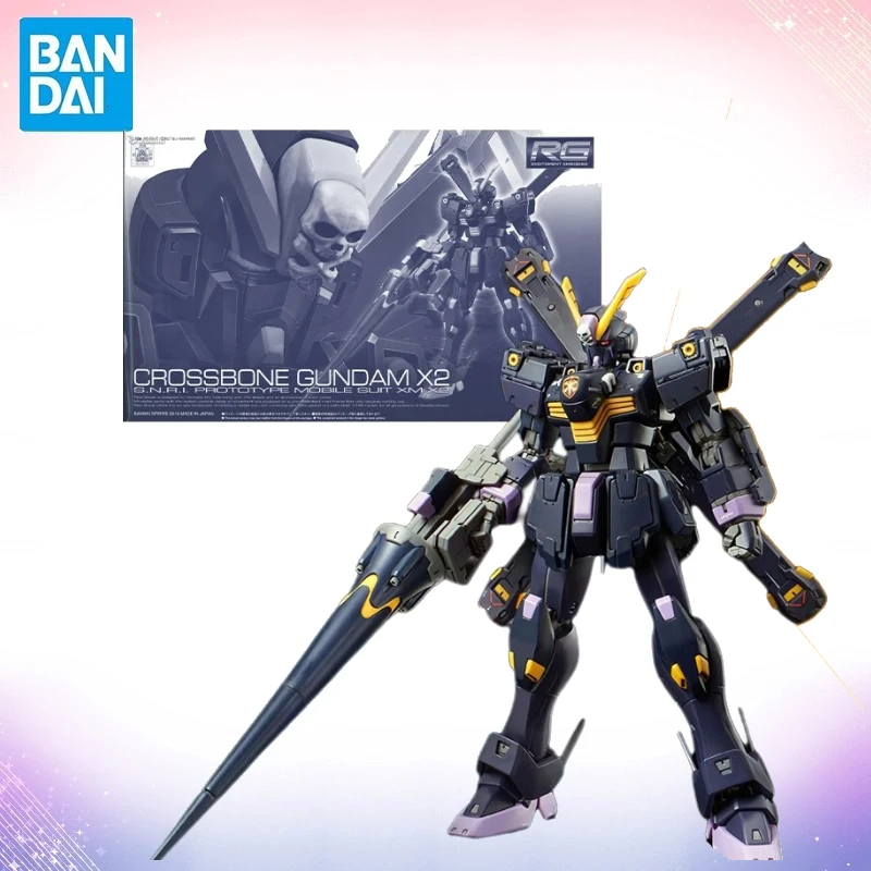 

Оригинальная коробка FRS RG 1/144 CROSSBONE GUNDAM X2, аниме, полная сборка, набор фигурок, игрушки, подарки, модель WB