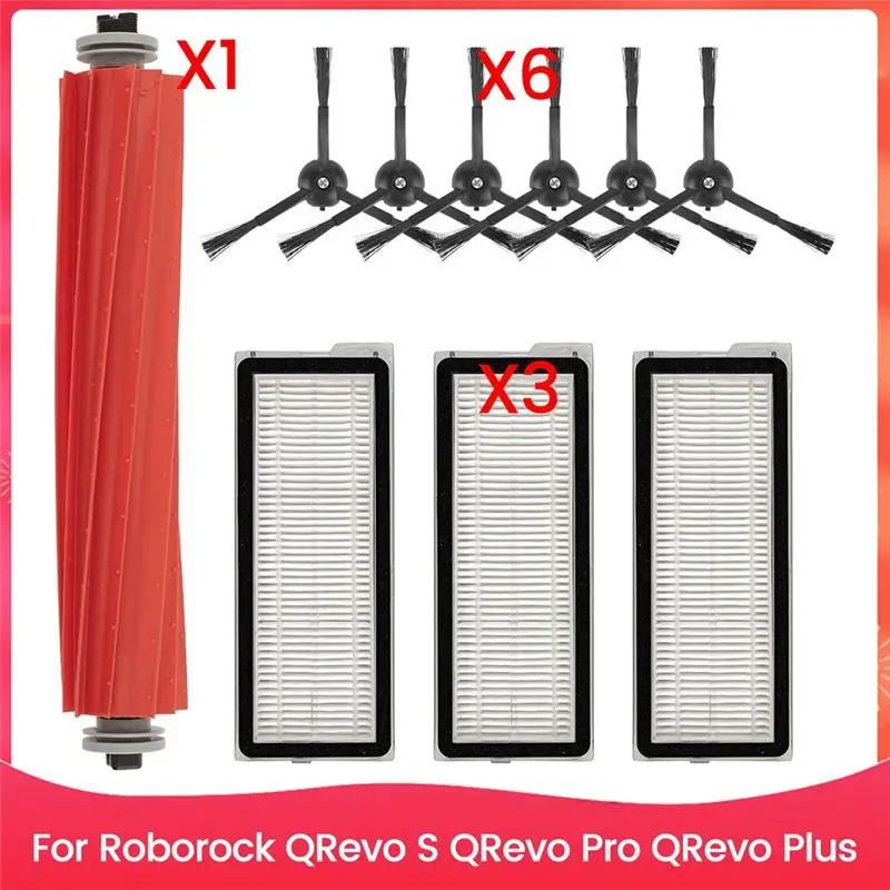 

AEE8-Qrevo S Replacement Part For Roborock Qrevo S, Qrevo Pro, Qrevo Plus Robot Vacuum Cleaner Accessories Kit Brush Filters