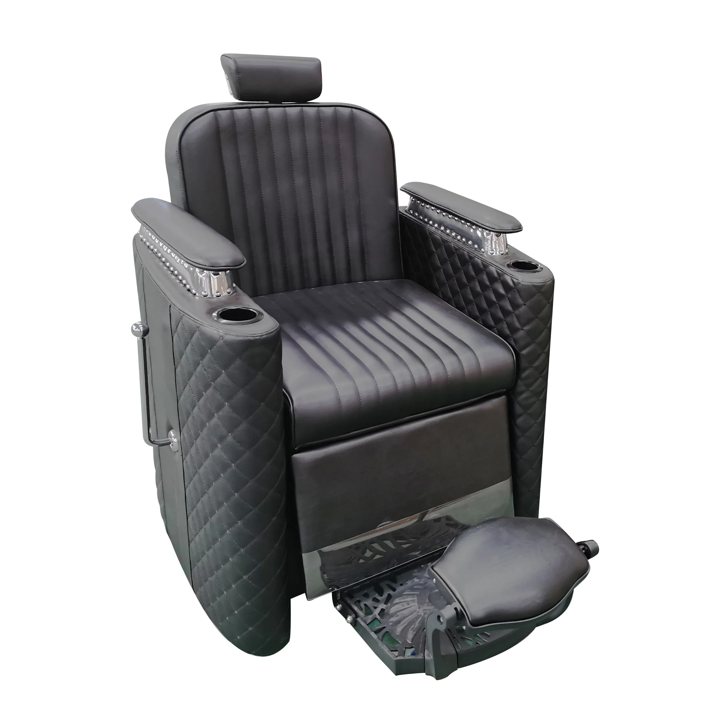 gf-Inclined black barber chair with great salon furniture for sale at great prices