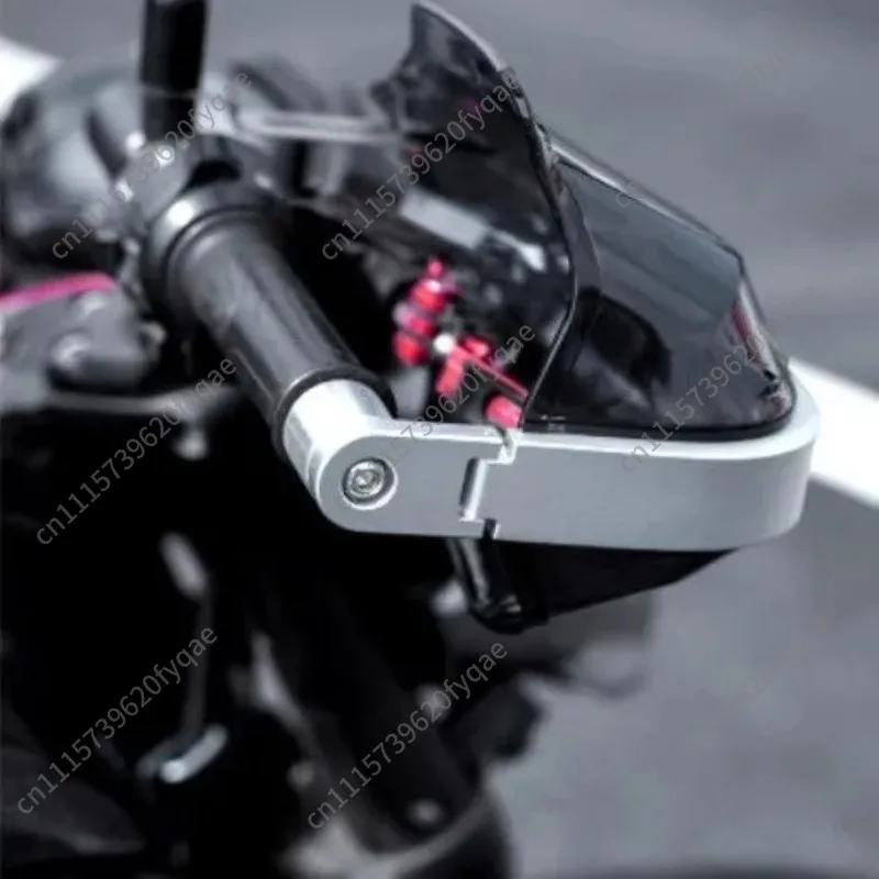 Motorcycle Windshield Handguard Cover Rain Shield Handlebar Protector Reinforced Anti-Fall Rally Accessories