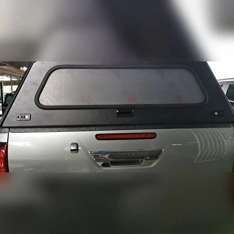 الطرق الوعرة شاحنة بيك اب المظلة غطاء السرير ل تويوتا هايلكس ريفو SR 2017 الألومنيوم عودة يغطي المظلة الصلبة #3