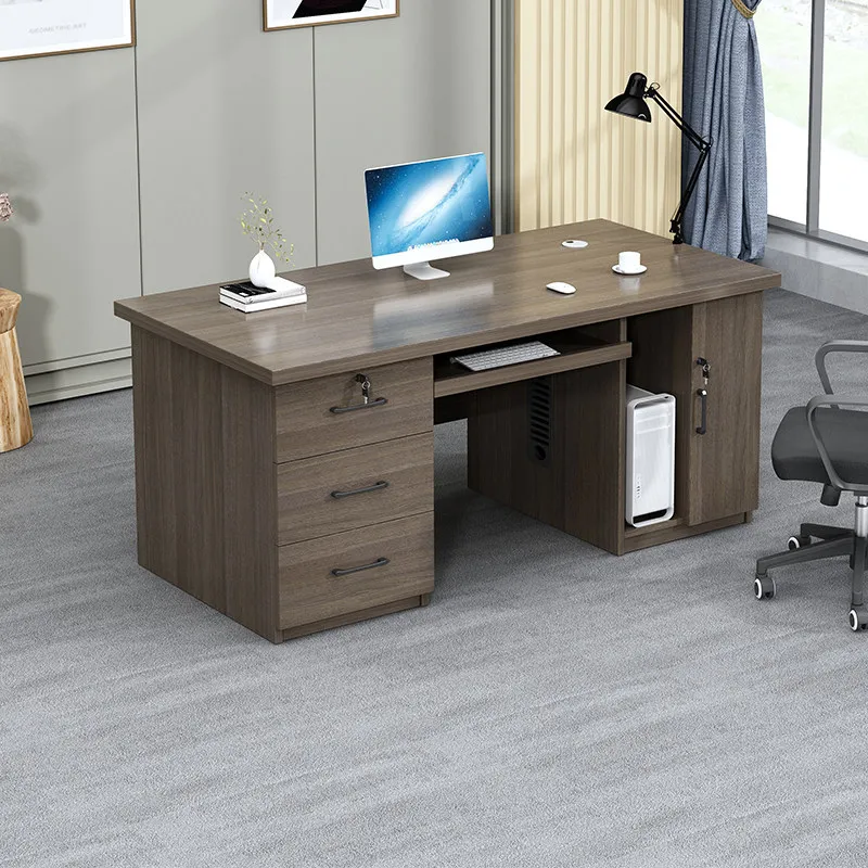 Save space Minimalist office desk big size wooden beauty designer modern modern fashion mesa ordenador lounge suite furniture