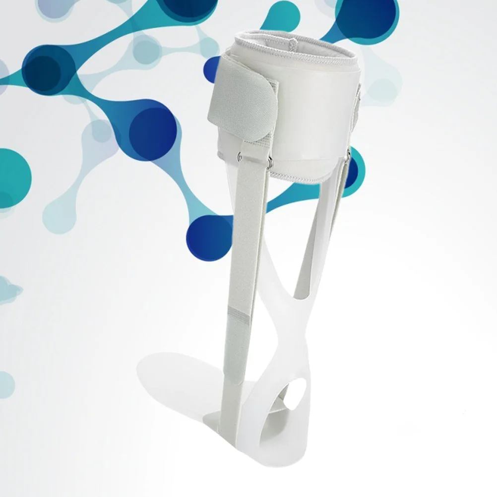 

1Pcs Foot Drop Orthotic Brace Grey Size L Right Foot Exercise Bandage Fixed Support Durable PP Fabric for Ankle Injury