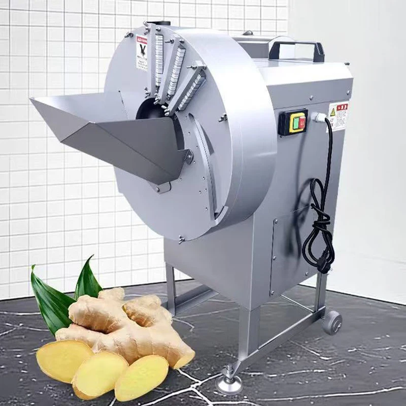 Automatic Ginger Carrot Cutter Potato Shredder Electric Fruit Vegetable Slicer Machine