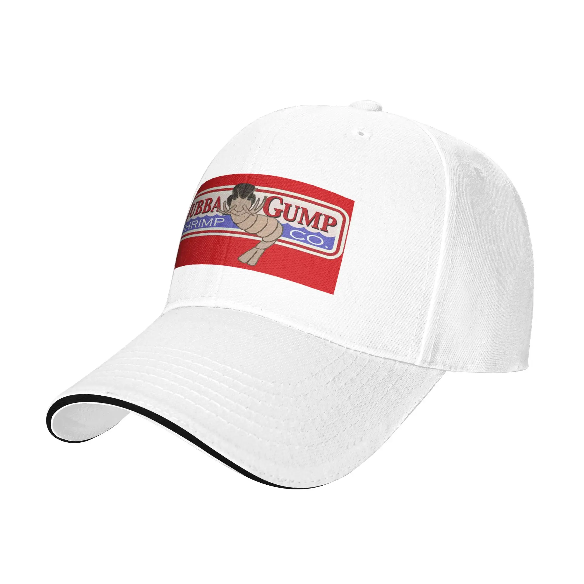 Bubba Gump Shrimp Forrest Movie Geek Cap Casual Baseball Caps Adjustable Hat Hip Hop Summer Unisex Baseball Hats Customizable