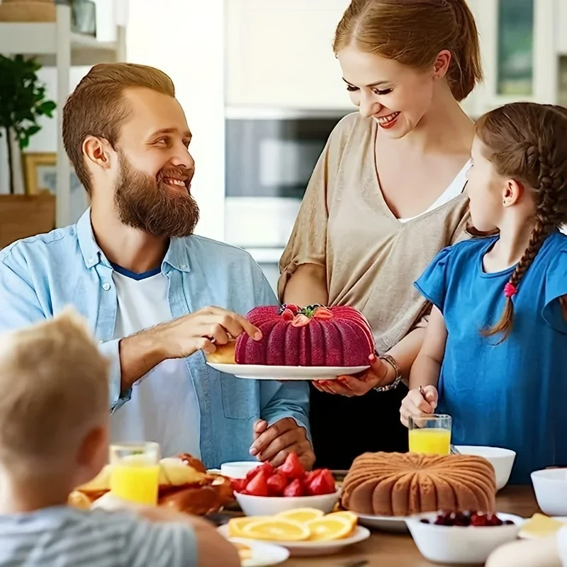 Large Square Flower Food Grade Silicone Baking Toast Pan Oven-Safe Non Stick Perfect for Home Kitchen Tool Baking Bread Mould