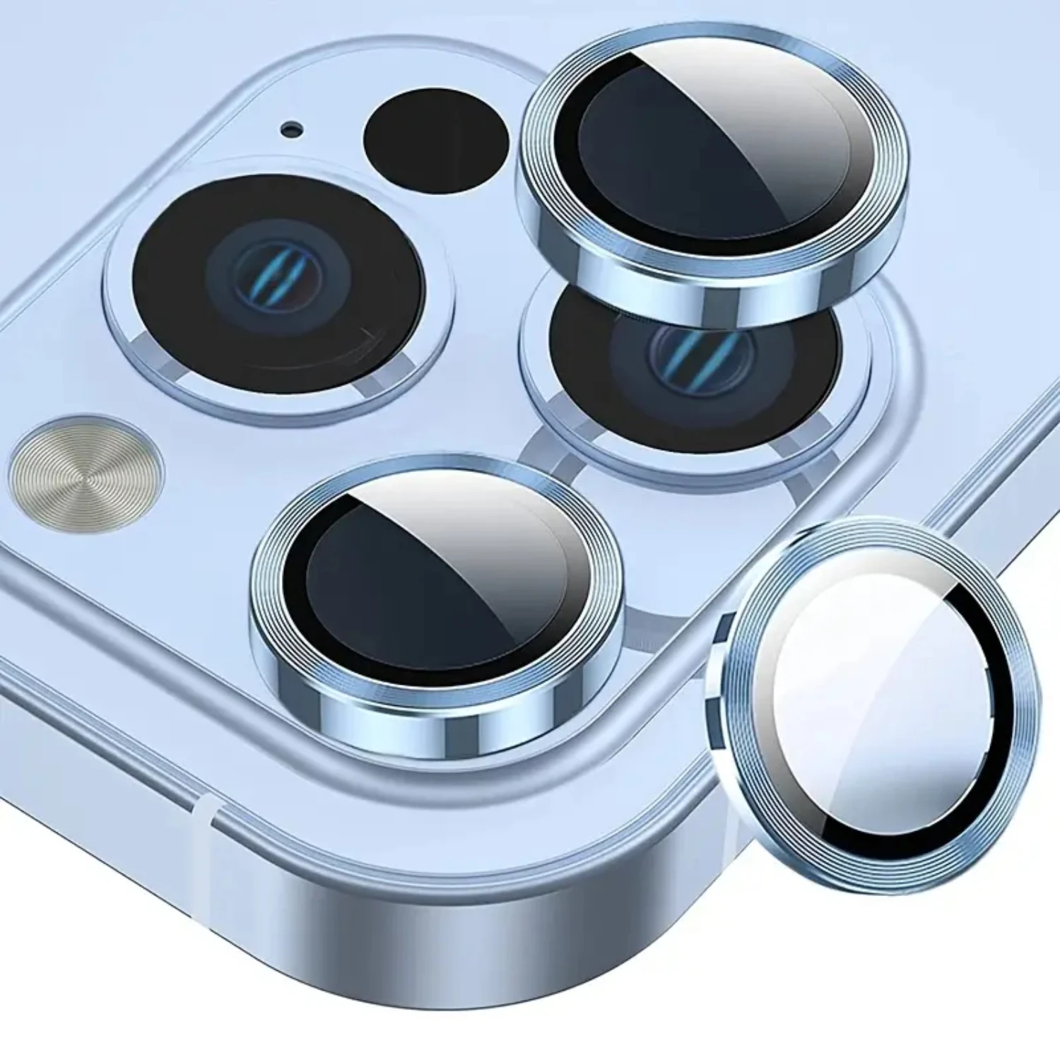 

Elegant and Shiny Diamond Ring Camera Lens Protector - Bling Design with 9H Hardness for iPhone 14/14Plus/14Pro/14Pro Max and iP
