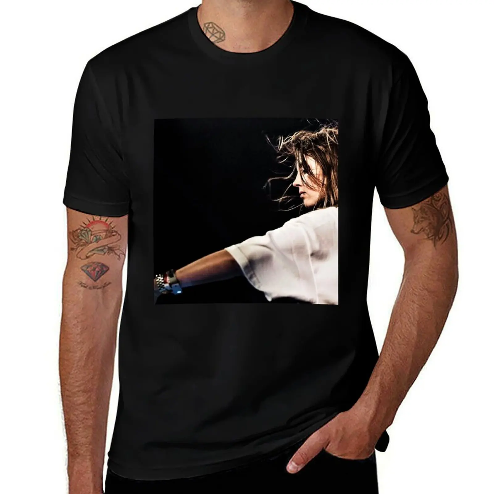 De witte T-Shirt Cool Feeling Summer Tee Shirt T-Shirt