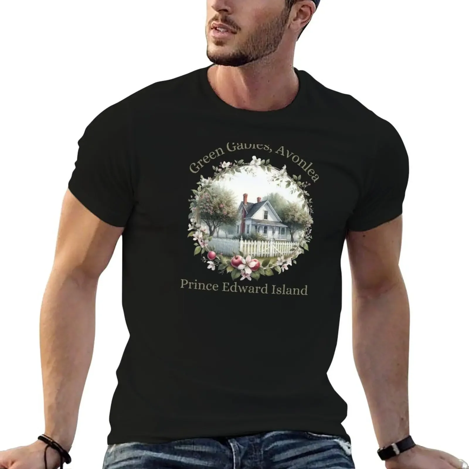 

Green Gables, Avonlea, Prince Edward Island T-Shirt fashion shirts Personalized t-shirt heavyweight t shirts for men