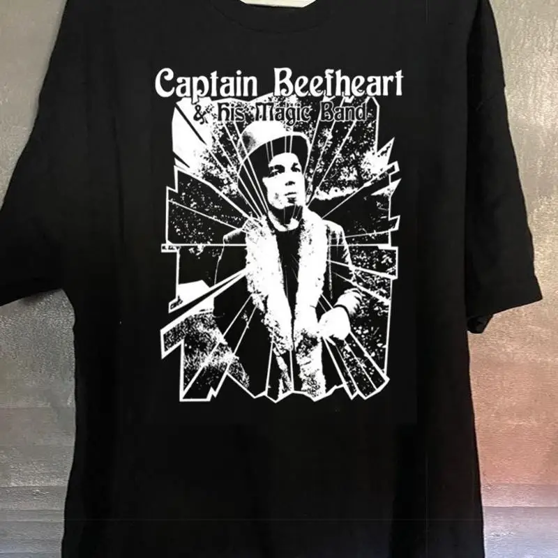 

Хлопковая футболка для взрослых с альбомом Captain Beefheart от S до 5Xl Gs155