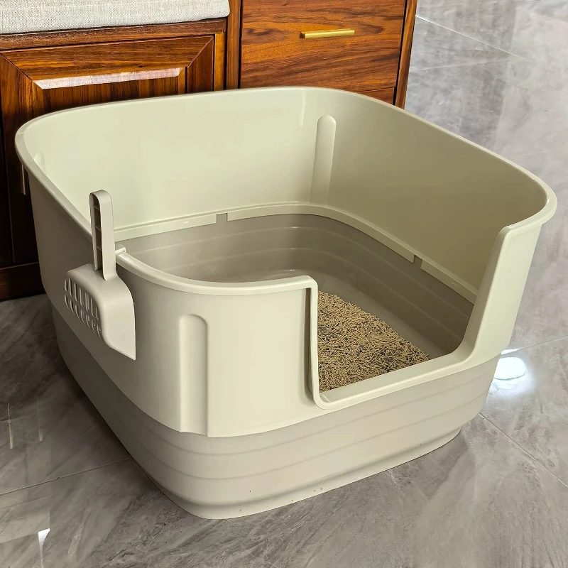 Small Luxury Defecation Drawer Litter Box Extra Large Side Entrance Sandbox Litter Box Arenero Para Gatos Household Products