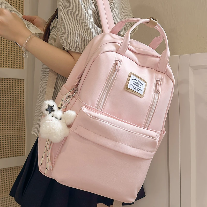 حقيبة ظهر نسائية للسفر اليومي، متعددة الجيوب، حقيبة سفر كاجوال للنساء والرجال، حقيبة مدرسية للمراهقات والأولاد، حقيبة كمبيوتر محمول