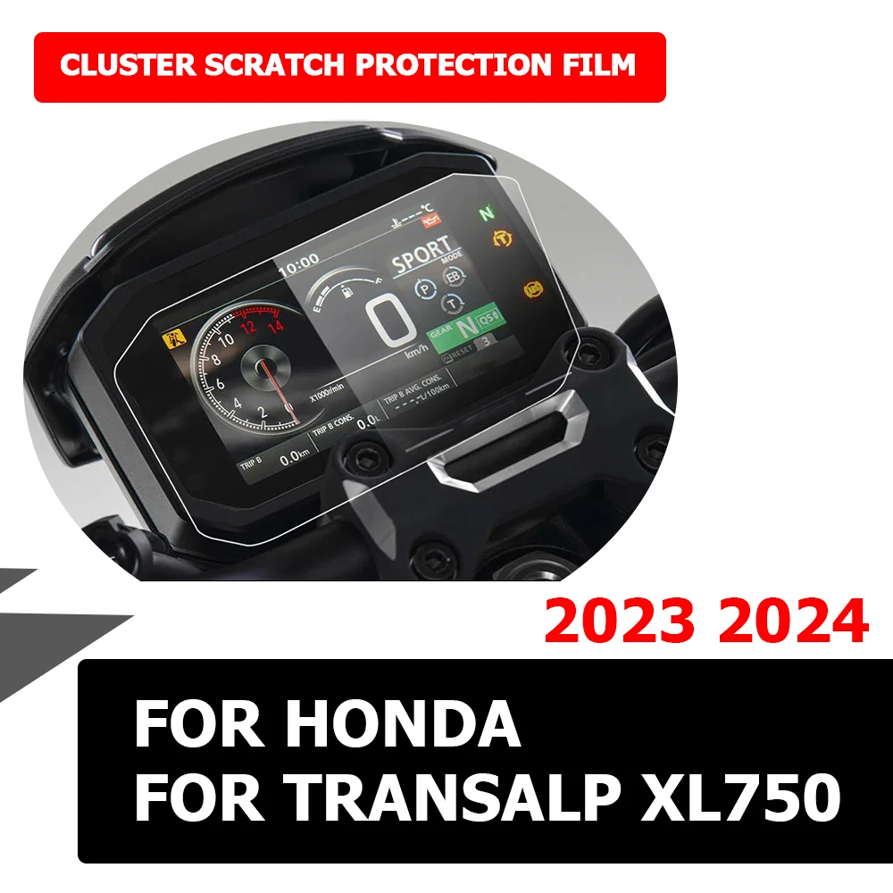 

For HONDA XL 750 Transalp XL750 750 XL 750XL 2023 Motorcycle Accessories Cluster Scratch Screen Film Protector Instrument Film