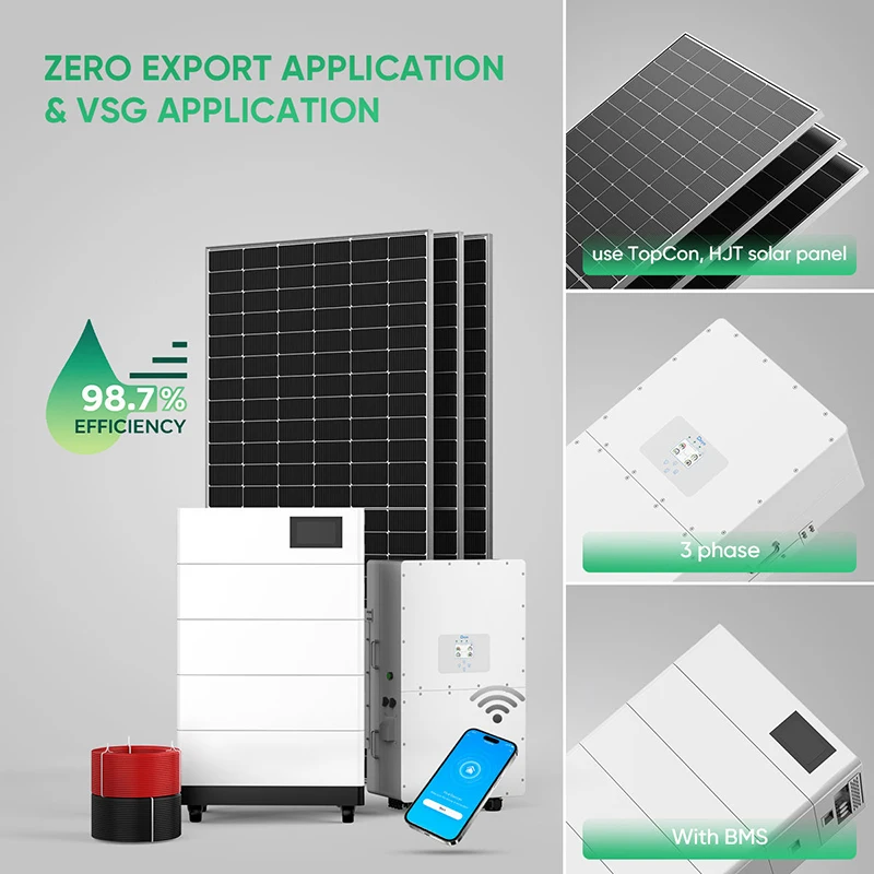 Off-Grid Solar Power System 10KW 15KW 20KW 30KW Hybrid Complete LiFePO4 Battery Mono Solar Panel for Farm House Villa Water Pump