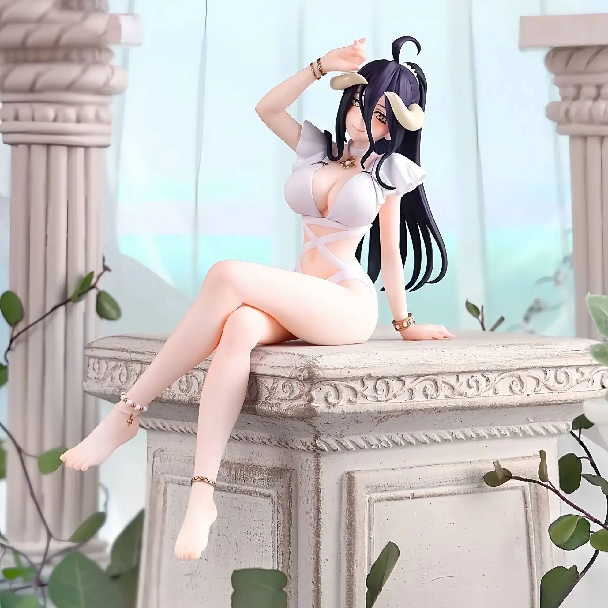 OVERLOAD-The King of The Dead Sleepwear, Beautiful Girl, Anime Bathing, Accesorios para coche, Trajes de baño de anime