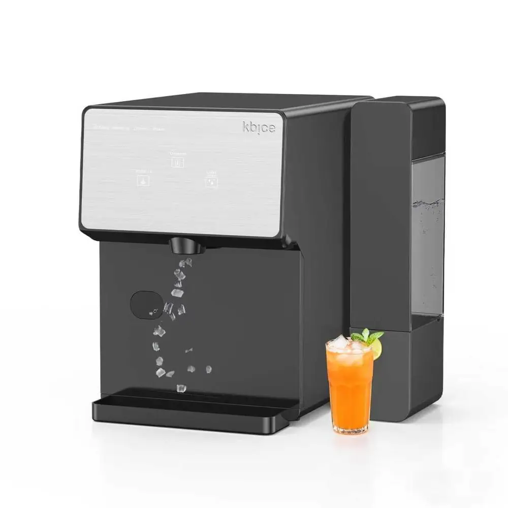 

High-Capacity Self-Cleaning Ice Maker: 35lbs/24Hrs, Quiet Operation, Auto Dispensing, LED Touch Panel, BPA-Free for Home/Office/