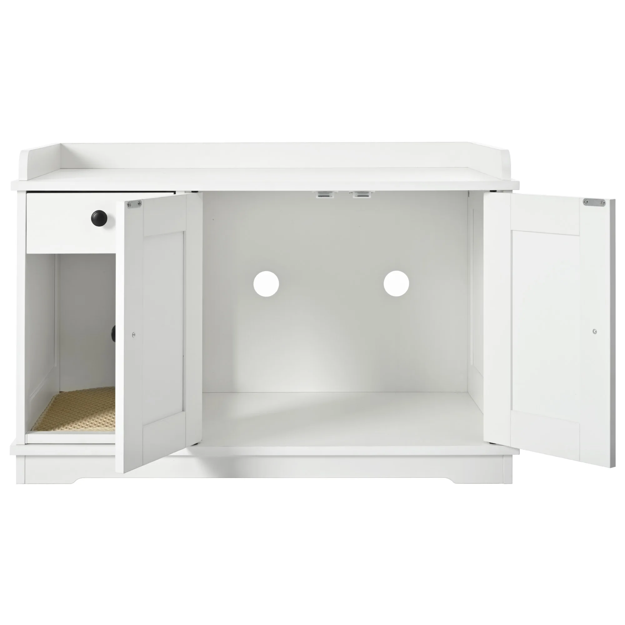 &c Hidden Cat Litter Box Furniture USA Free Shipping Farmhouse Style Cat House with Storage Drawer