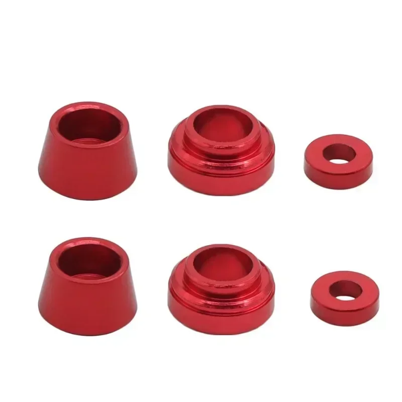 Metal Steering Knuckle Flange Sleeve Bushing Gasket for Tamiya TT02 TT-02 1/10 RC Car Upgrade Parts Accessories
