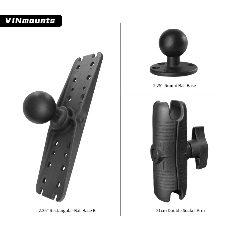 2,25'' Größte 21cm Universal Fish Finder Mount Transducer Bracket Mounts & Stands