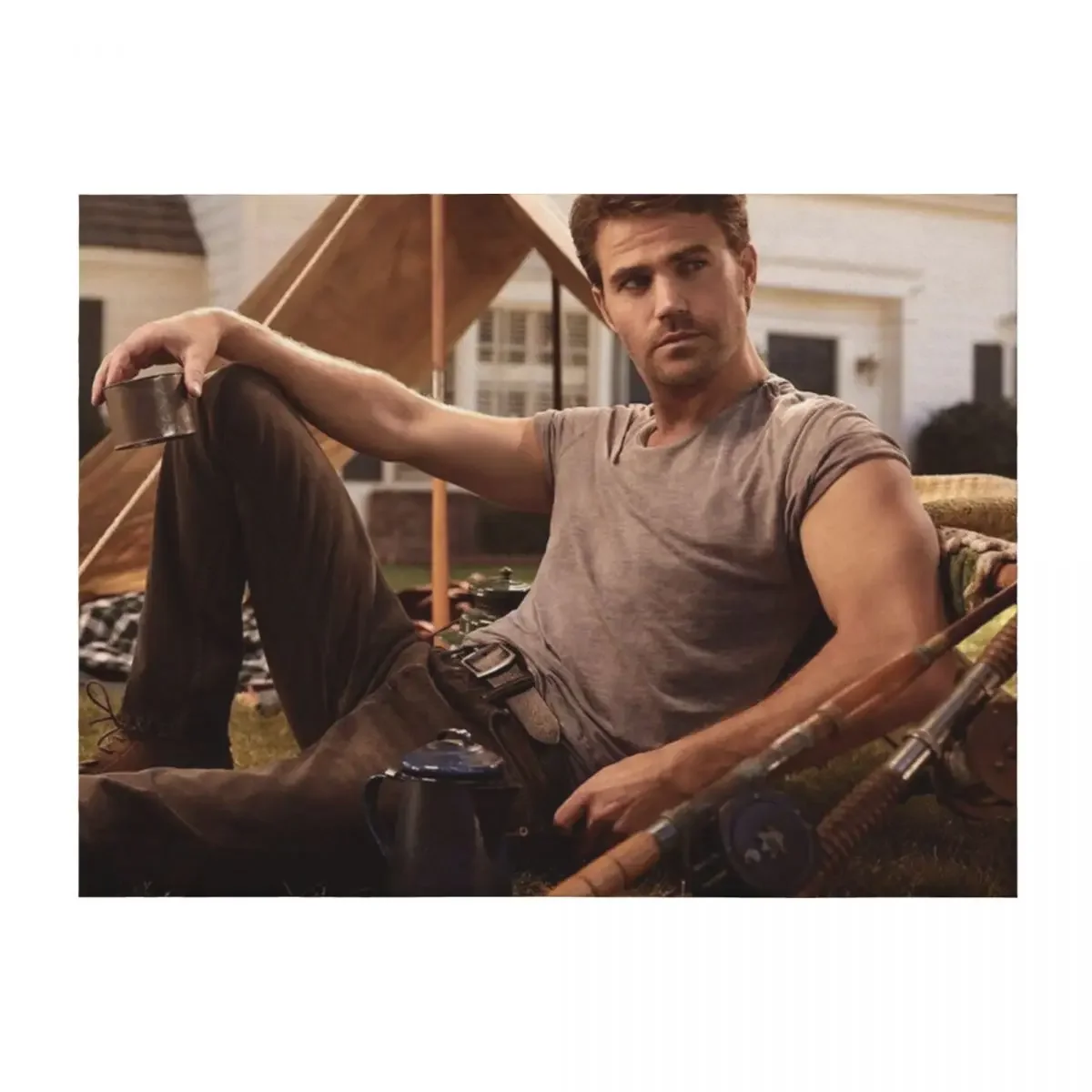 

paul wesley Throw Blanket christmas decoration heavy to sleep For Baby For Decorative Sofa Blankets