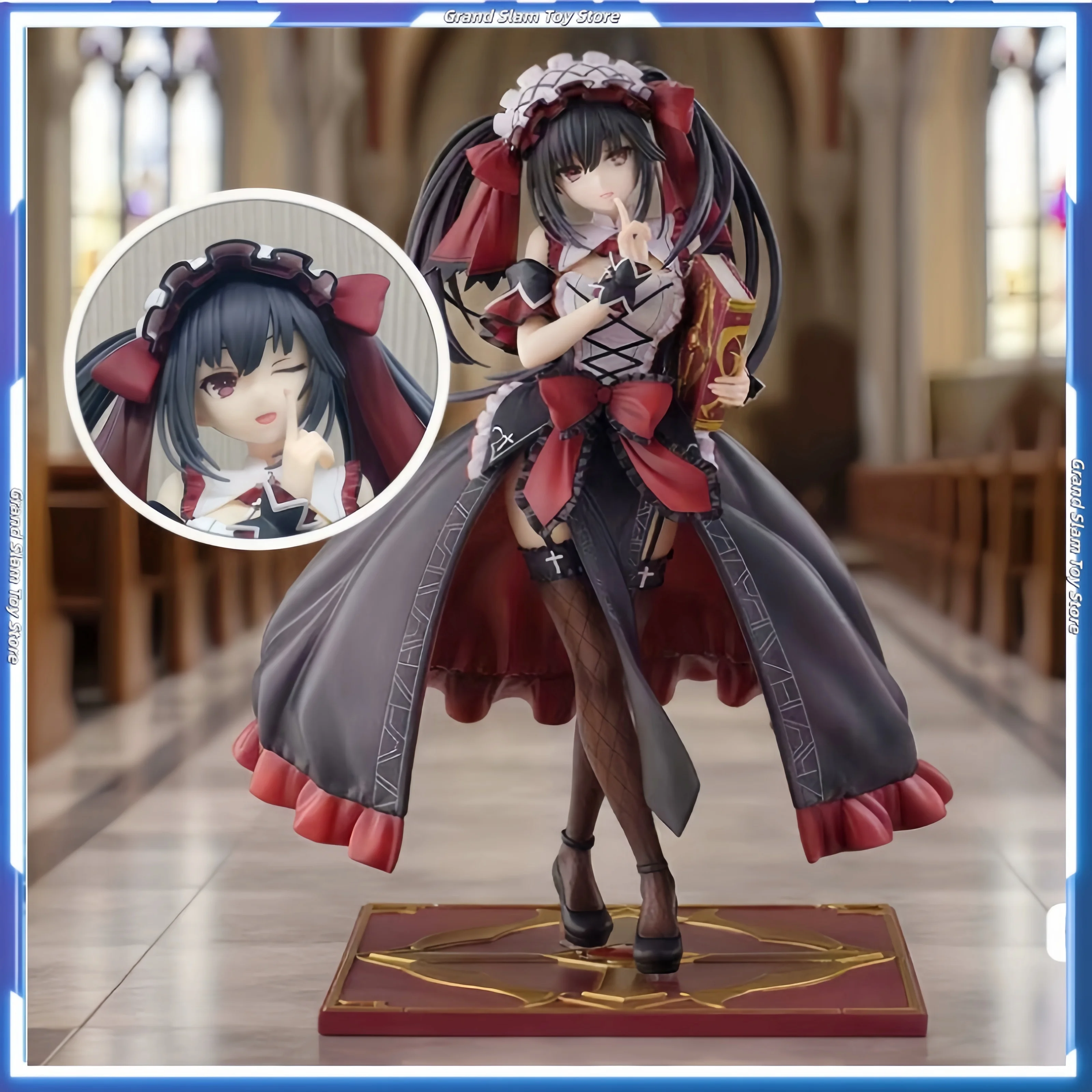 

In Stock Date A Live Kurumi Tokisaki Anime Figure Nibelcole Gothic Lolita Spirit Collector Statue For Desktop Display Gifts Toys