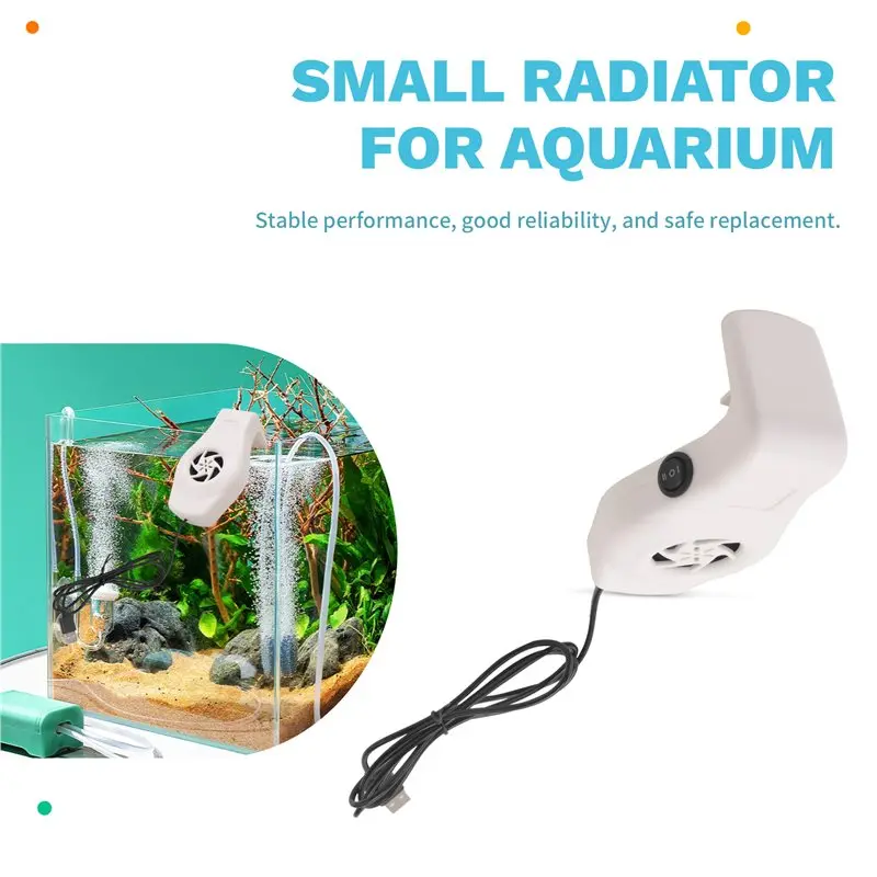Fish Tank Cooling Silent Fan Aquarium Cooling Fan Aquarium Small Radiator Portable Fan Top-Rated