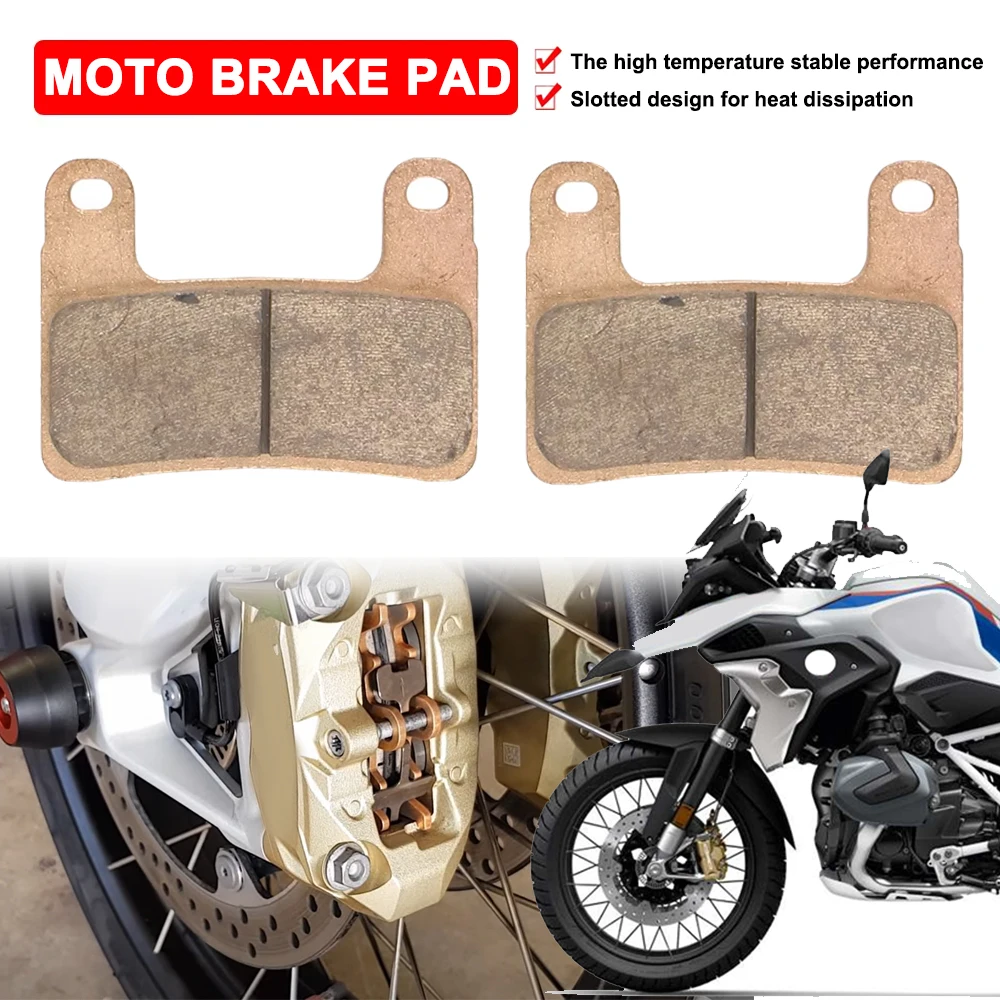 

Motorcycle Front Metal Sintering Brake Pads For BMW R1250 GS/R/RT F750GS F850GS Adv 2019-2023 S1000R S1000R M Sports 2018-2022