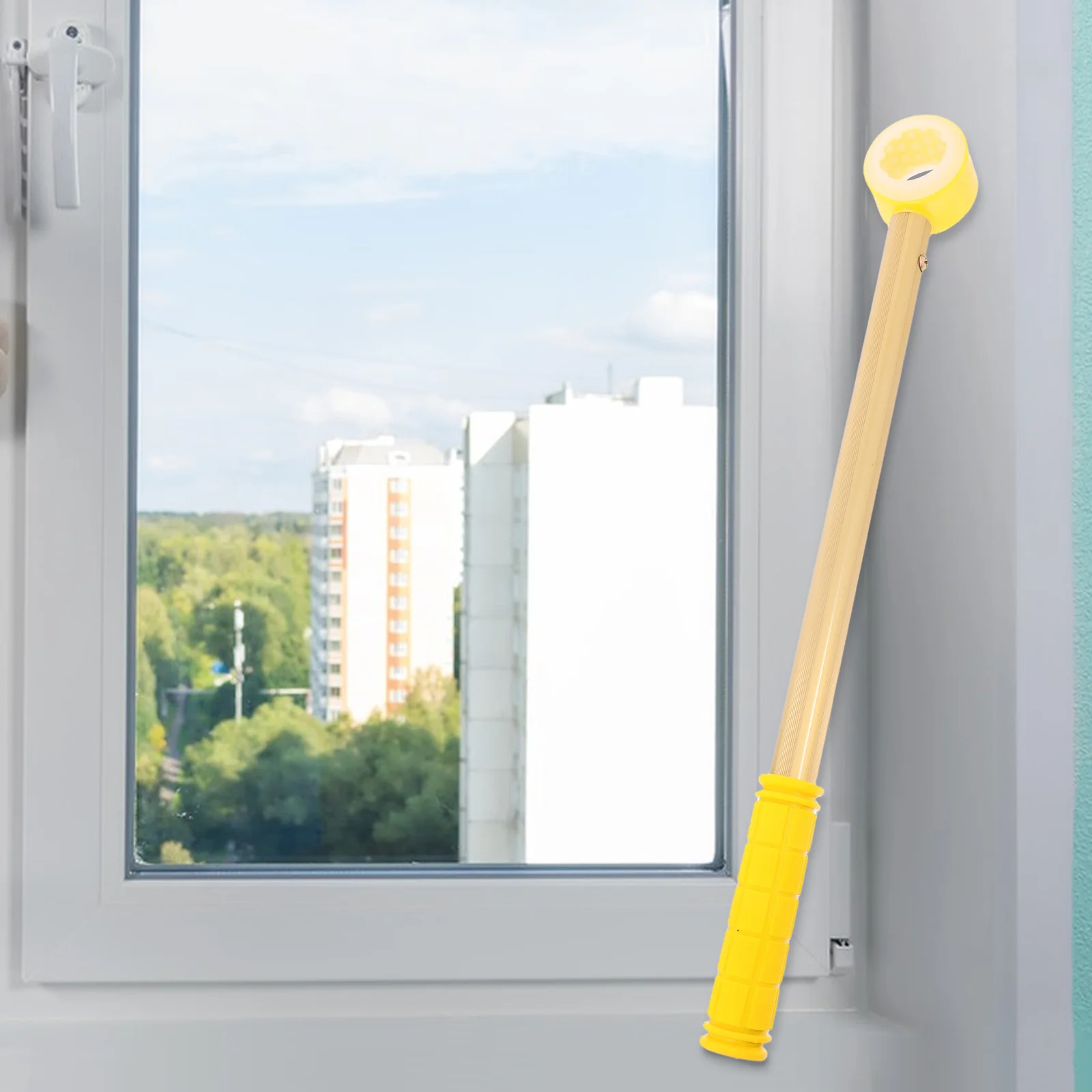 

Window Blinds Extended Opening Lever Adjustable Pole for Windows Awning Tool Close The Tension Curtain Tools Rod