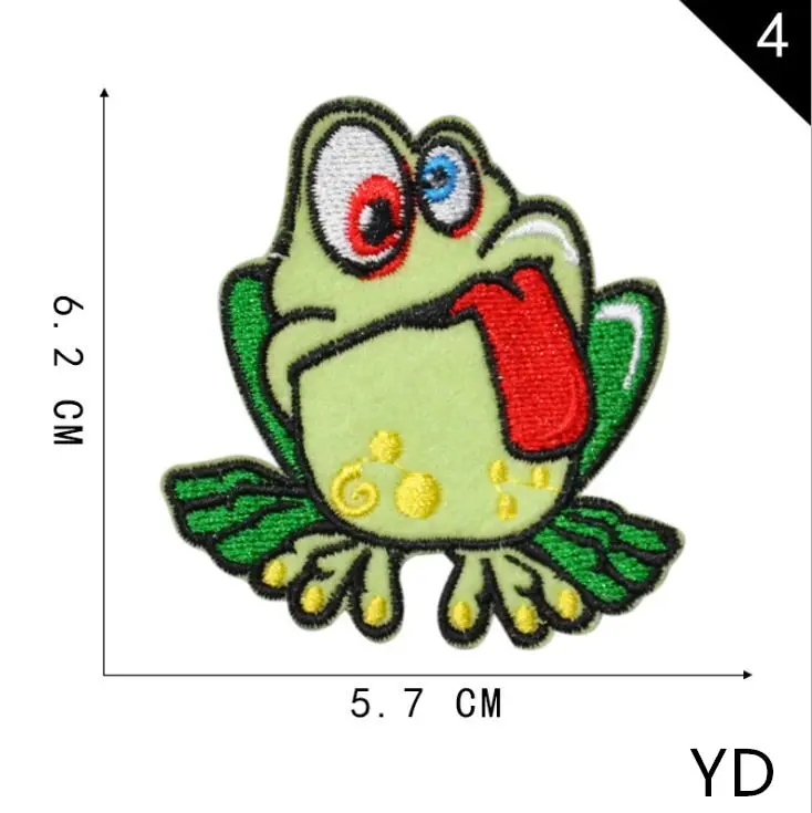 40 Skus To Select 10 Pcs Cartoon Animals Embroidered Fabric Patch Iron On Hotfix Or Sew On Clothing Accessory Decor Repair DIY