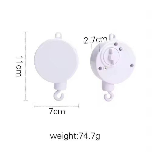 Wooden Crib Mobile Baby Bed Bell Rattle Toy Soft Felt Cartoon Bear Mobile bracket Newborn Music Box Bed Bell Hanging Bracket Toy - Image 11