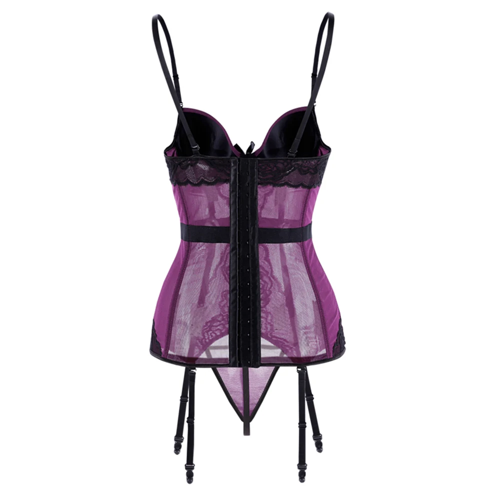 Bustier Vintage à Bretelles Spaghetti et Nministériels d Papillon pour Femme, Corsets de Tasse Rembourrés, Violet, Bleu, Noir, Rouge Sexy