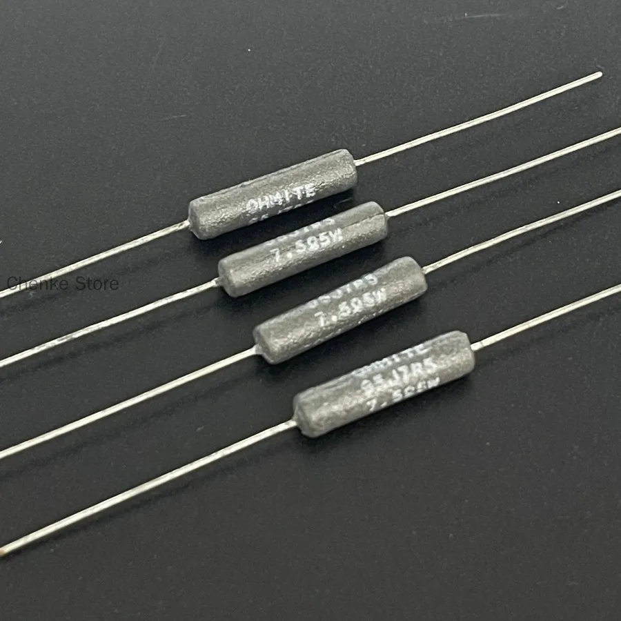 

10PCS/brand new American 7.5 Euro 5W 7.5R 1% high-precision fever audio non inductive resistor