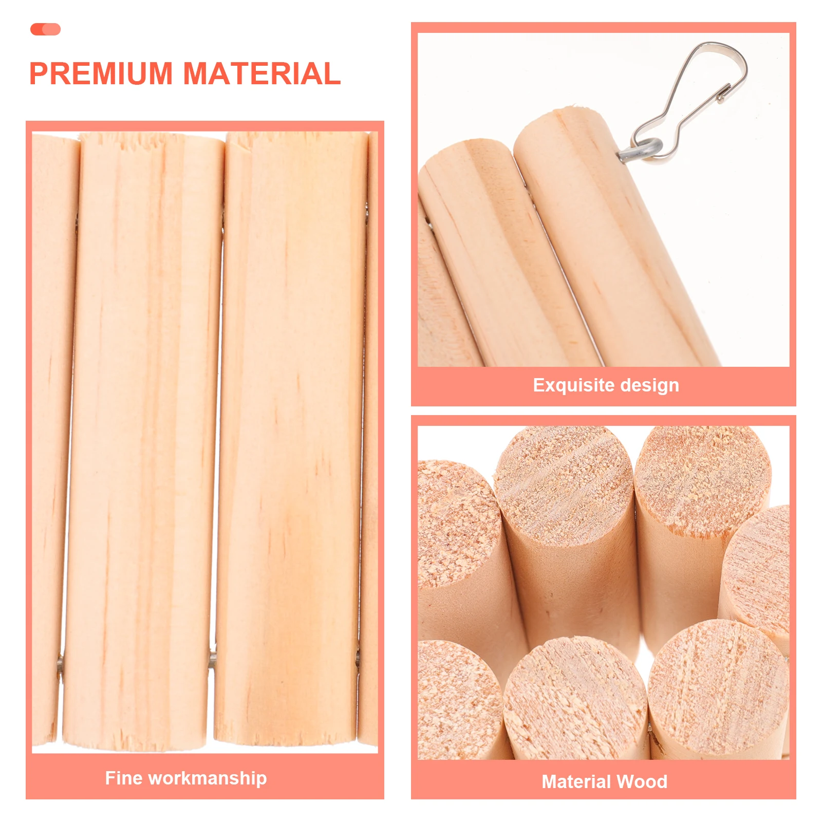 

Wood Ladder Hamster Small Pet Climbing Training Equipment Plaything Cage Pet Climbing Ladder Accessory Biting Gear