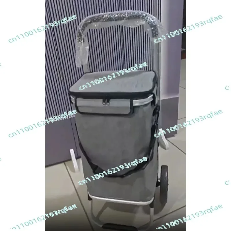 For The Elderly Portable Trolley 35KG Load Bearing Shopping Cart Portable Luggage Cart  Foldable Supermarket Shopping Cart
