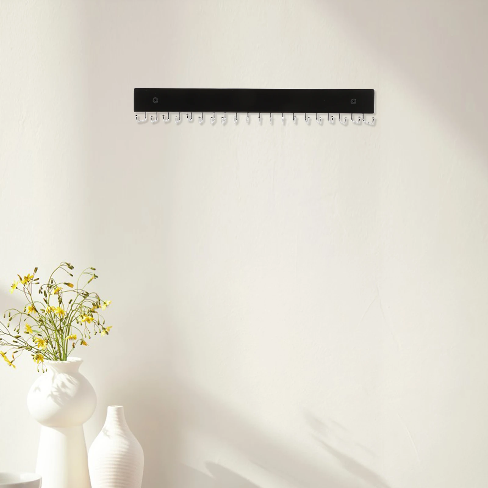 

Belt Tie Storage Rack Holder Organizer Coat Hanger Multifunctional Wall Mounted With Hooks