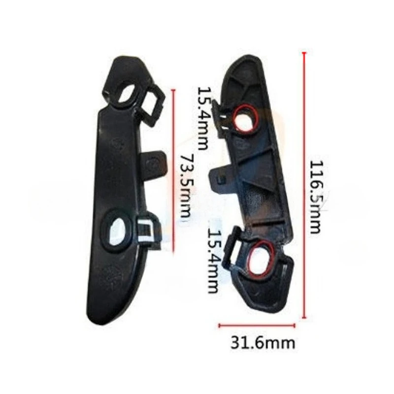 1/2PCS Front Bumper Bracke Lower Support Rail Mountings For BMW 3 Series F30 F31 F35 F80 51117279711 51117279712 Auto Fastener