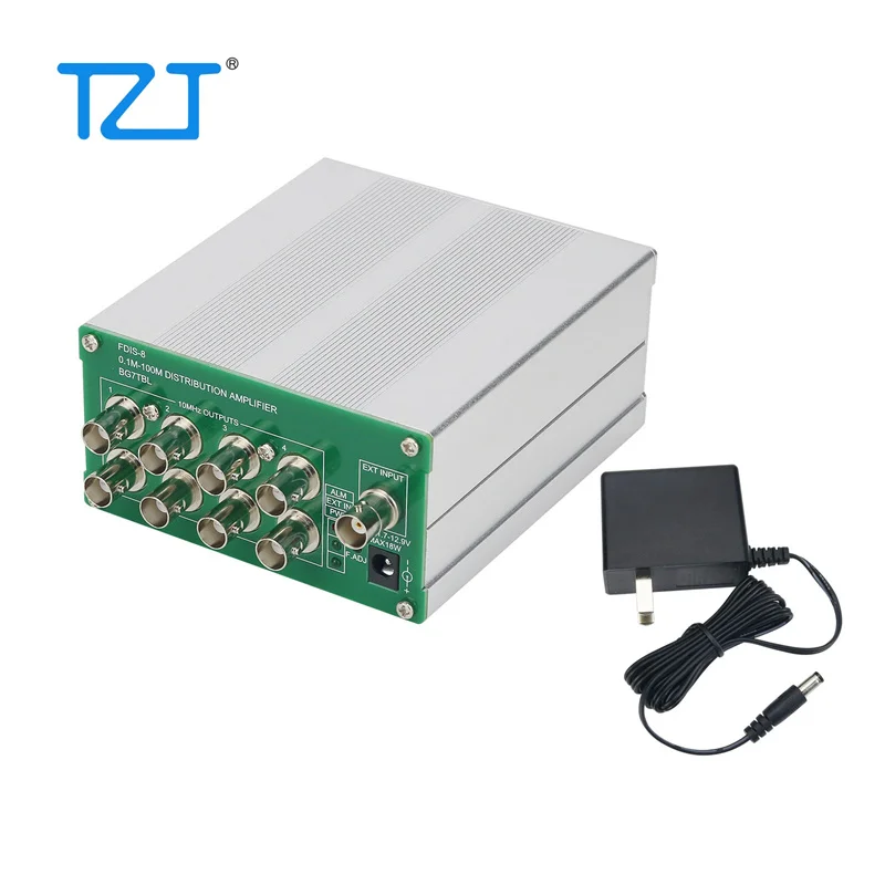 

TZT FDIS-8 Clock Signal 0.1M-100M Frequency Divider Distribution Amplifier -BNC Port/SMA Port