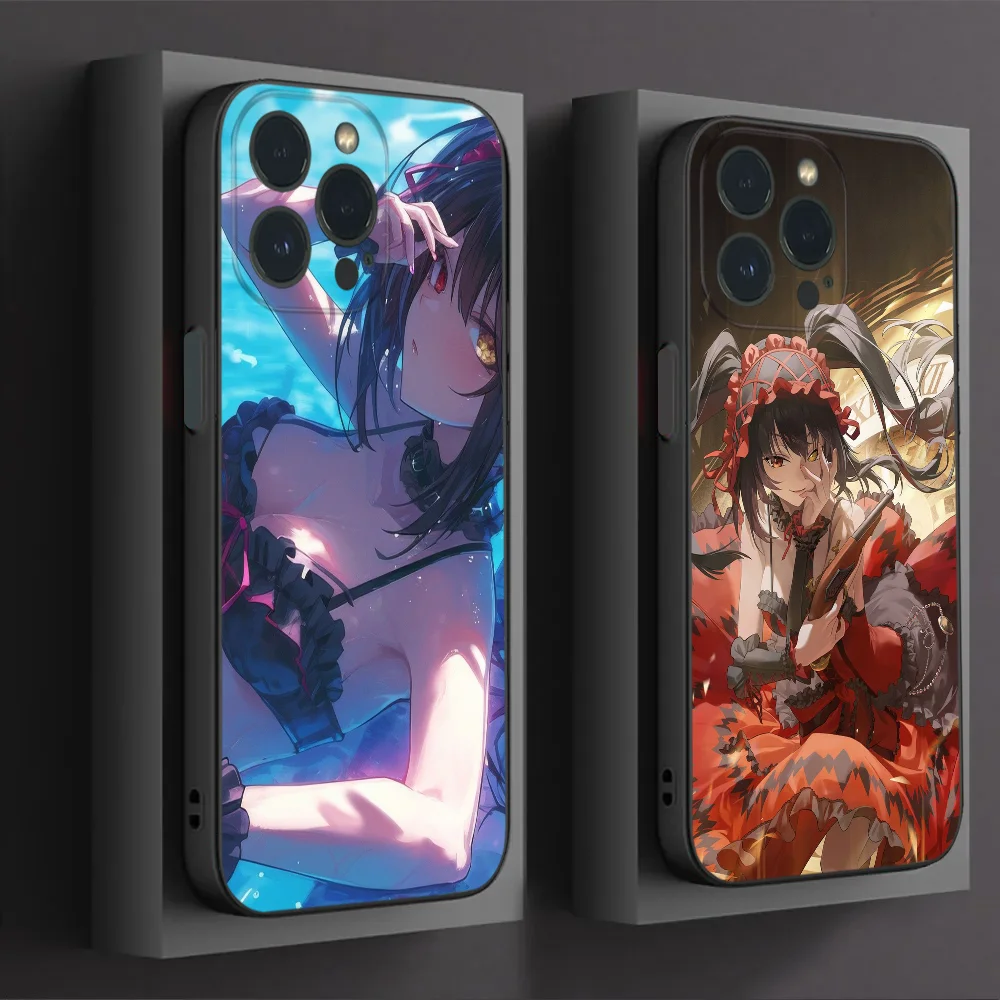 Classic Anime D-Date A Live Phone Case For IPhone16 15 14 13 12 Mini 11 Pro XS Max X XR SE5 6 7 8 Plus Soft Silicone Cover