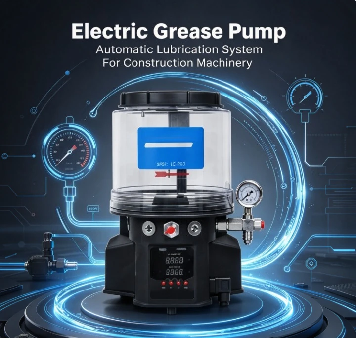 Electric Grease Pump Mixer,Auto Grease Lubrication Pump for Engineering Machinery,12V 24V 220V 380V Butter Lubricator Pump
