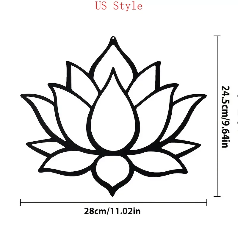 

Lotus Metal Home Decor Art Room Decor Christmas Gifts Home Decoration Scene Decor Metal Wall Hanging Decoration Garden Home