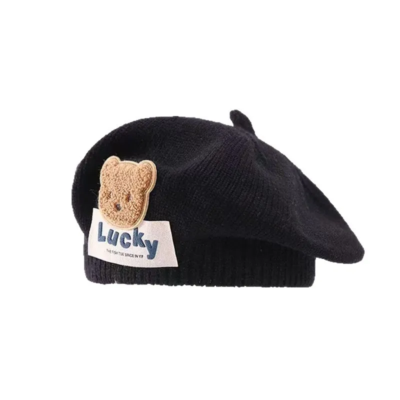 Baby Hat Autumn and Winter Beret Baby Wool Hat Cute Super Cute Men and Women Treasure Autumn Infant Knitted Hat