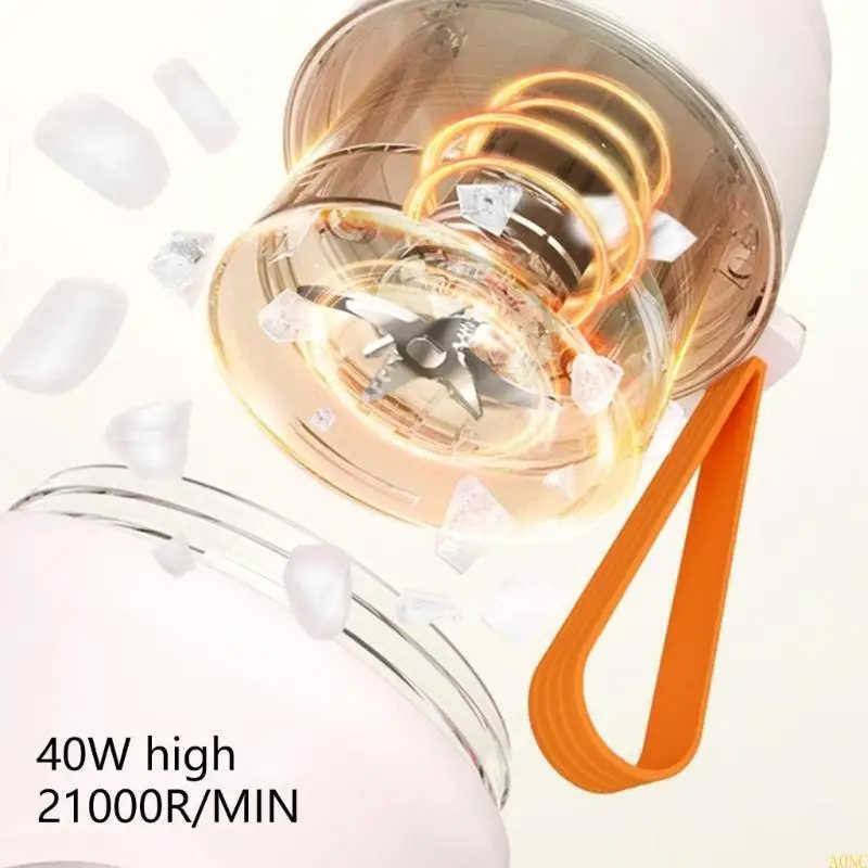 A0NC Мощный блендер перезаряжается 450 мл соковыжималки для смузи и коктейлей