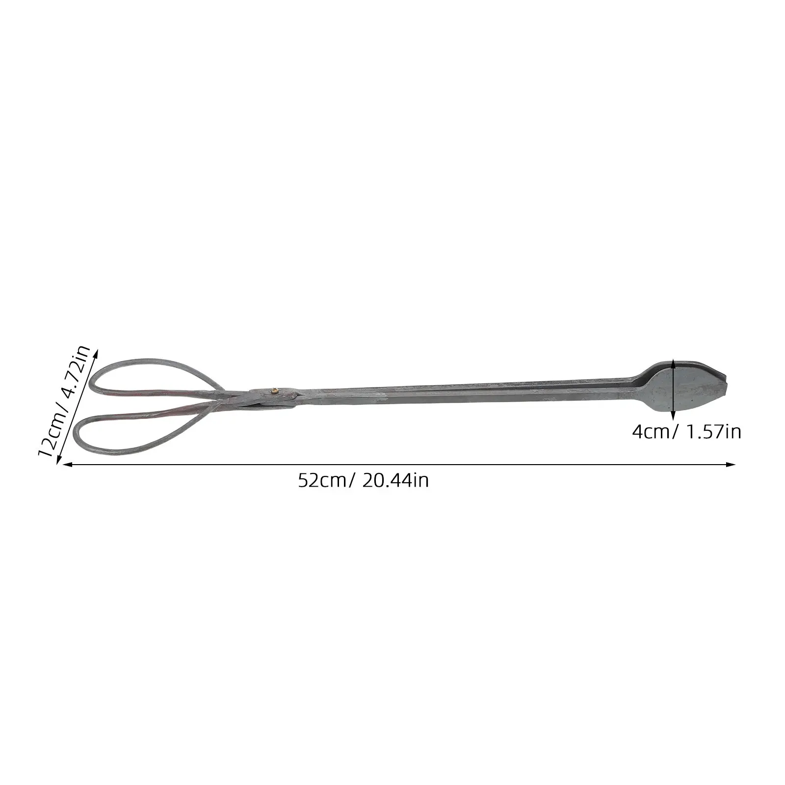 Firewood Grabber Heavy Duty Indoor Fireplace Fire Tongs Long Grill Tongs Log Grabber Tool for Charcoal Camping Fire Pit