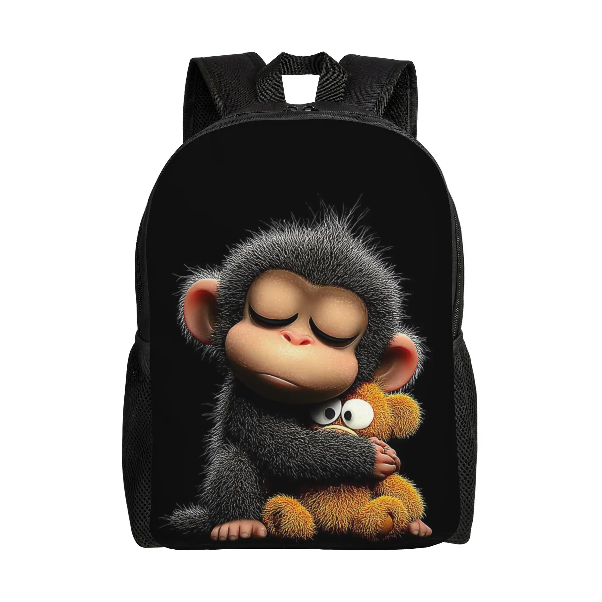 

1Piece Punch Monkey Cute Monkey New School Year Rucksack Couple Backpack