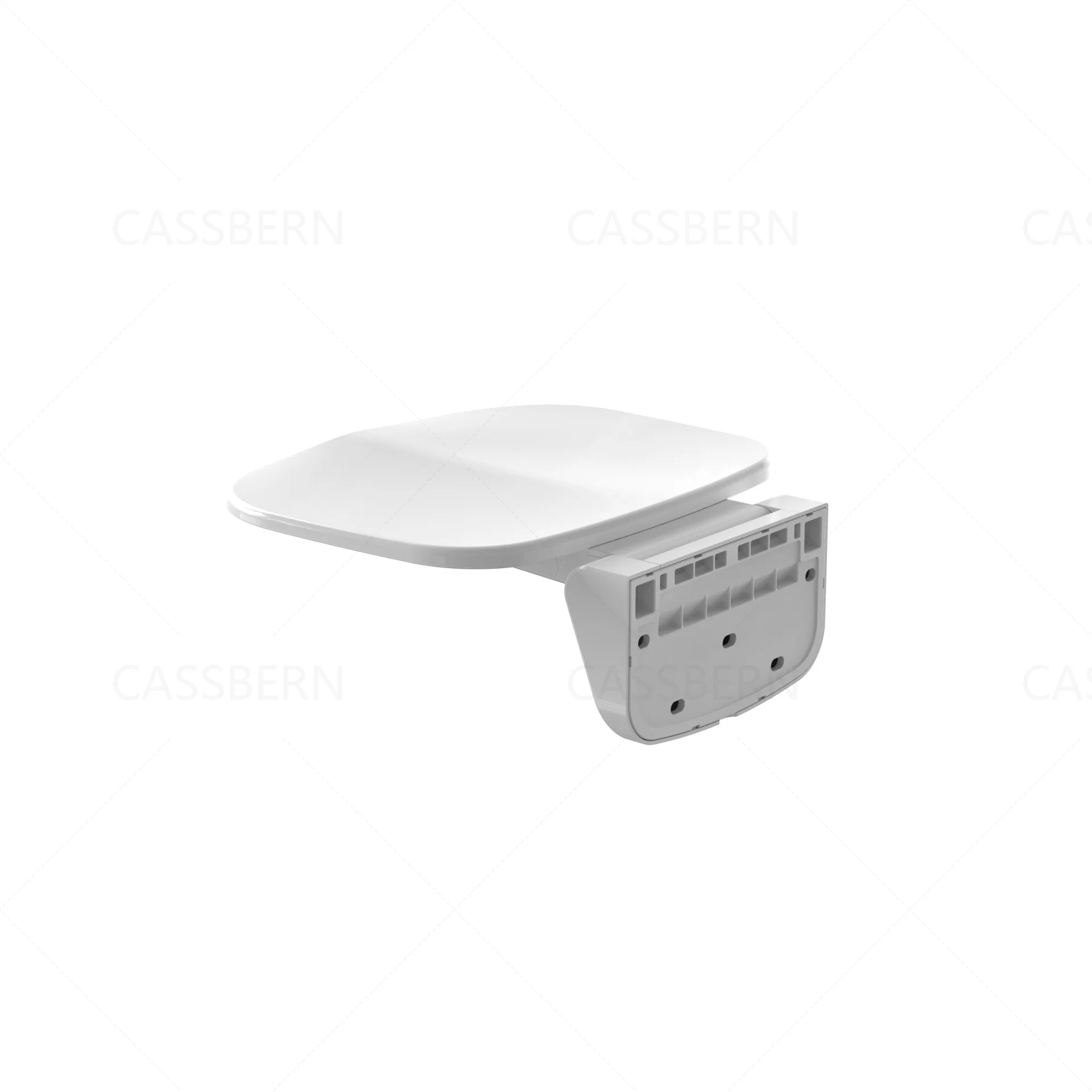 Wall Attached Shower Chair Foldable and Strong Load Support Ideal for Limited Bathroom Space