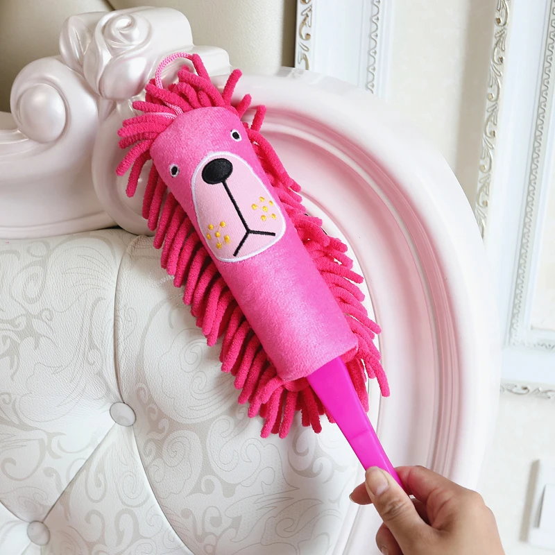 

1pc Mini Cartoon Animal Microfiber Duster Brush Anti Dust Cleaning Tool for Home Air Condition Car Cleaning