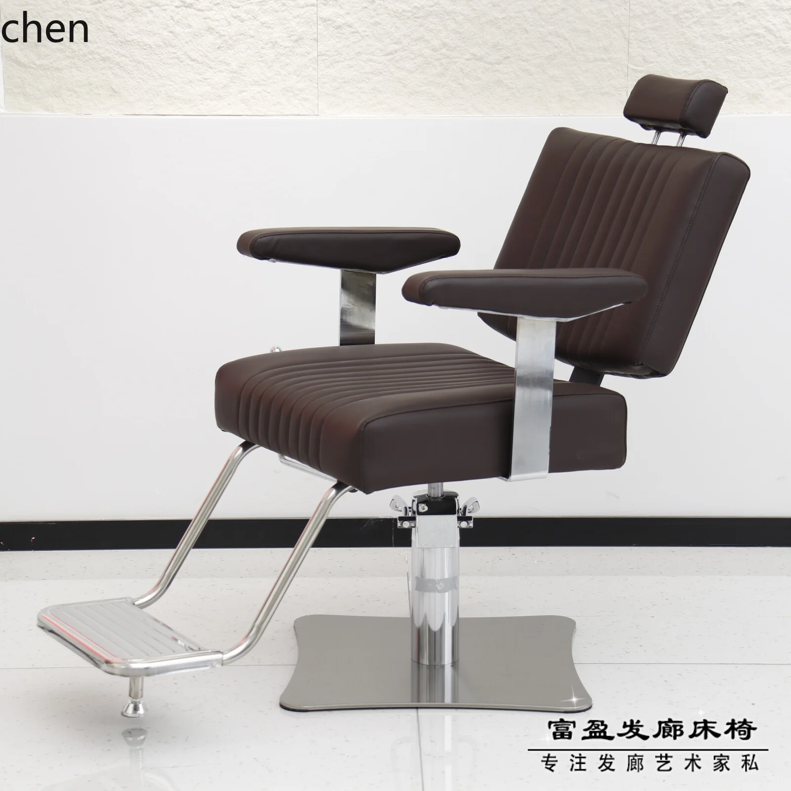 HT hair salon chair hair salon special trendy store perm and dyeing area hair salon chair can be rotated and put down