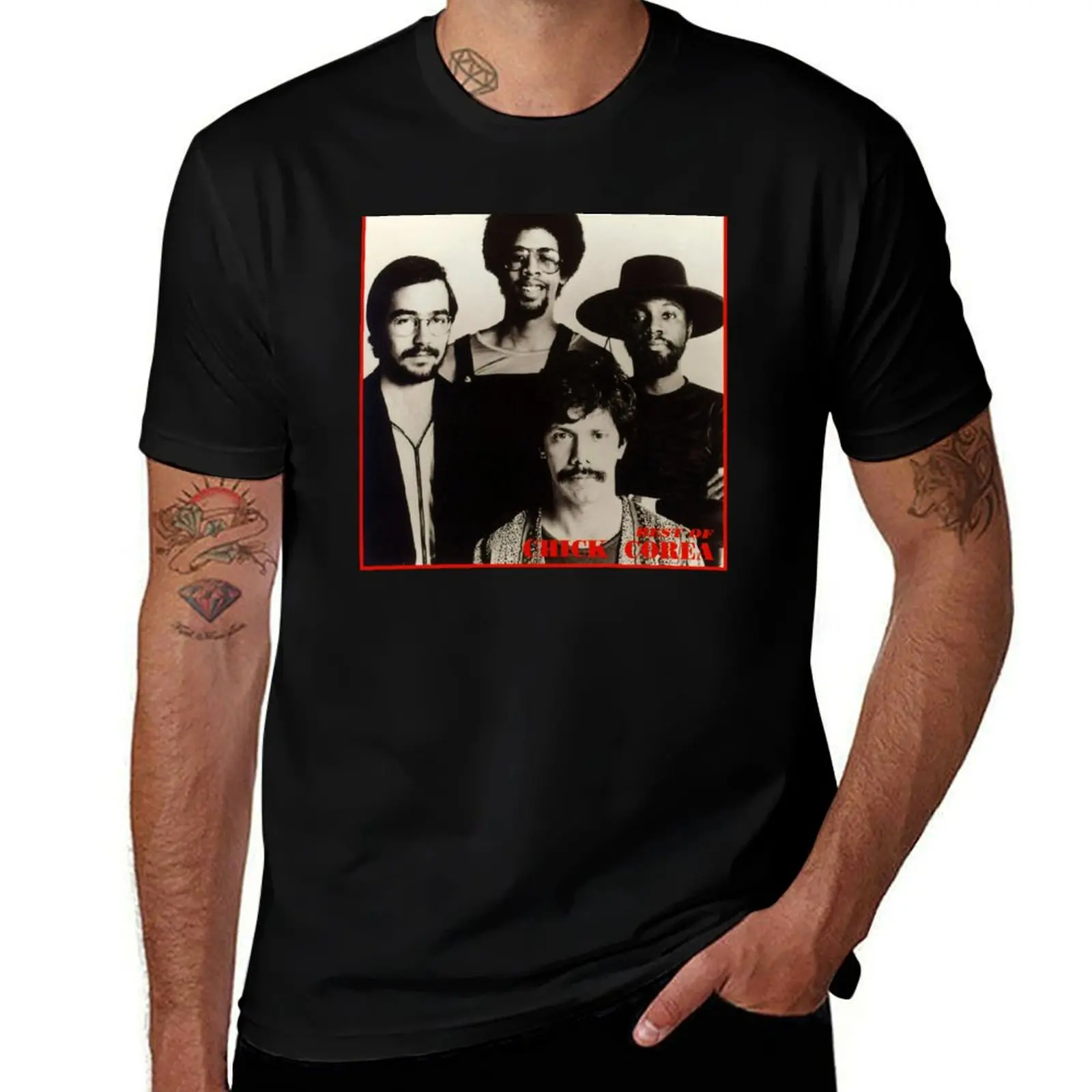 Best Of Chick Corea T-Shirt Active Wear Sports T-Shirt for Men